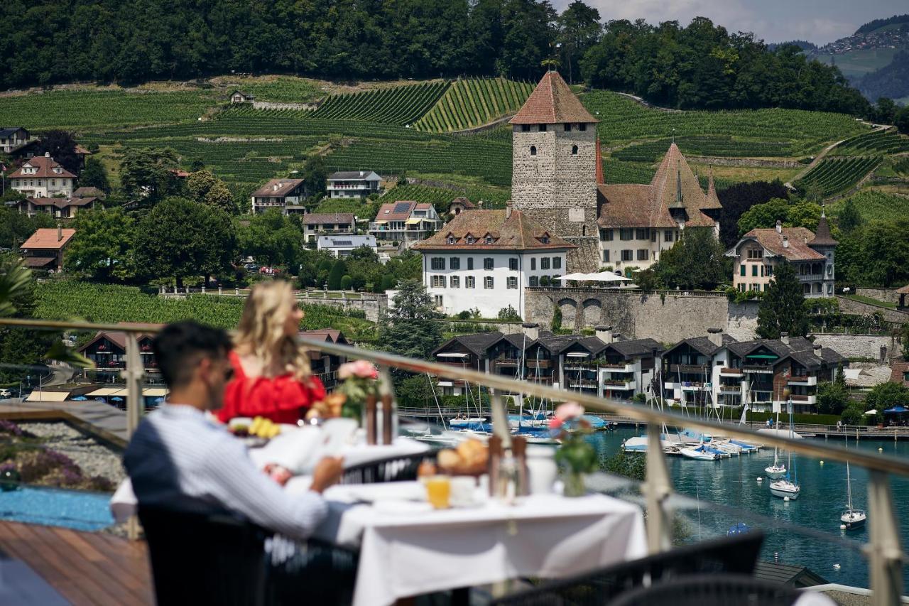 Belvedere Strandhotel Spiez Eksteriør billede